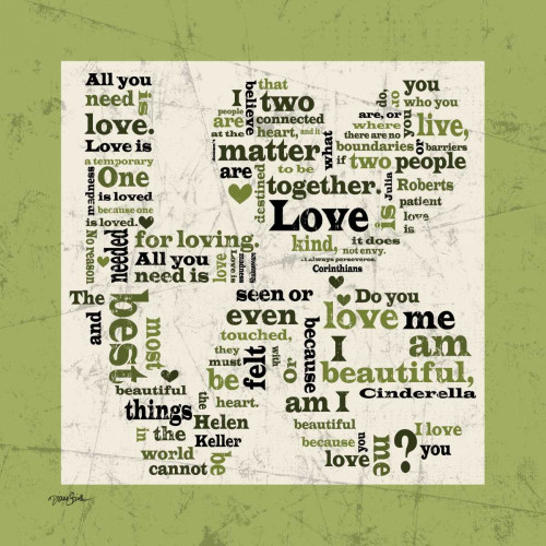 Love Green Poster Print by Diane Stimson - Item # VARPDXDSSQ240B