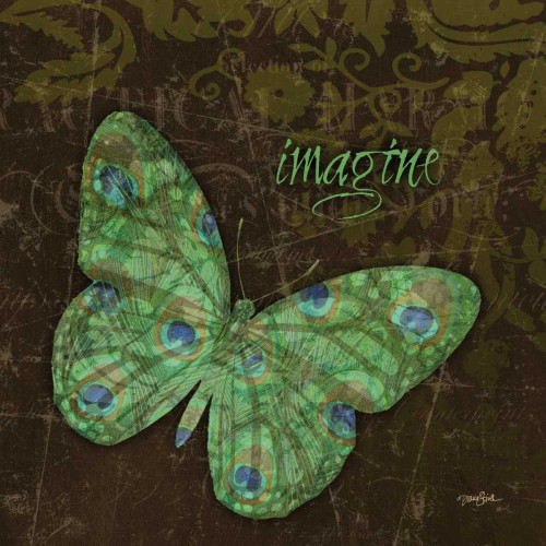 Peacock Bfly 3 Poster Print by Diane Stimson - Item # VARPDXDSSQ268C