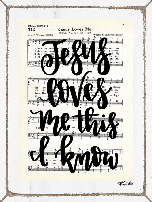 Jesus Loves Me Poster Print by Imperfect Dust Imperfect Dust - Item # VARPDXDUST150