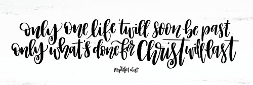 Only One Life Poster Print by Imperfect Dust Imperfect Dust - Item # VARPDXDUST296