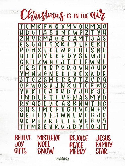 Christmas Word Search Poster Print by Imperfect Dust Imperfect Dust - Item # VARPDXDUST327