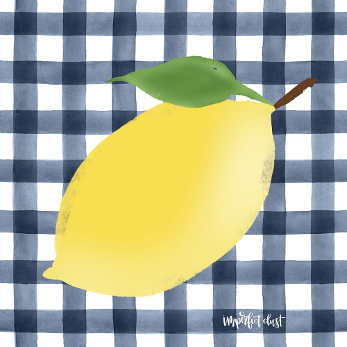 Lemon Poster Print by Imperfect Dust Imperfect Dust