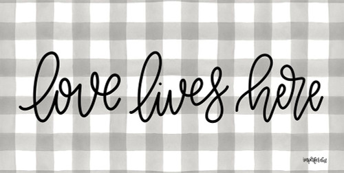 Love Lives Here Poster Print by Imperfect Dust Imperfect Dust - Item # VARPDXDUST403