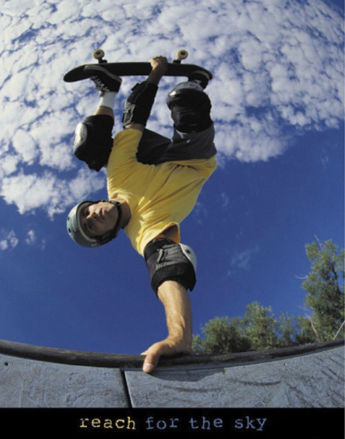 Reach for the Sky - Skateboarder Poster Print by Unknown Unknown - Item # VARPDXF102146