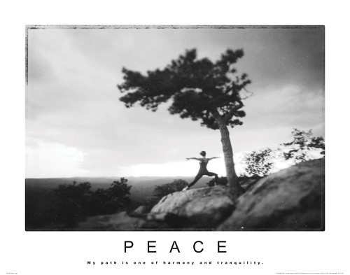 Peace - Yoga Poster Print by Unknown Unknown - Item # VARPDXF102158