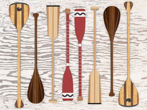 Canoe, Paddles and Oar Poster Print by Edward M. Fielding - Item # VARPDXF749D