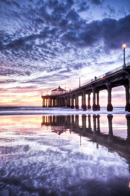 Manhattan Beach Pier, California Poster Print by Anonymous Anonymous - Item # VARPDXFAF1120C