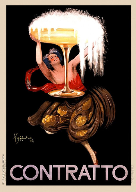 Contratto Champagne, 1922 Poster Print by Leonetto Cappiello - Item # VARPDXFAF1348