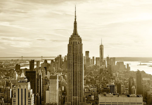 Manhattan Sunset Poster Print by Marek Masik - Item # VARPDXFAF1351