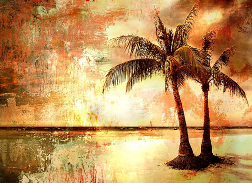Tropical Sunset Poster Print by Anon. Anon. - Item # VARPDXFAF1376