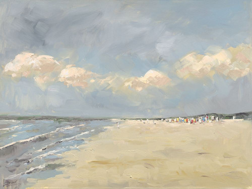 Beach in Holland Poster Print by Nicole Laceur - Item # VARPDXGA0100454