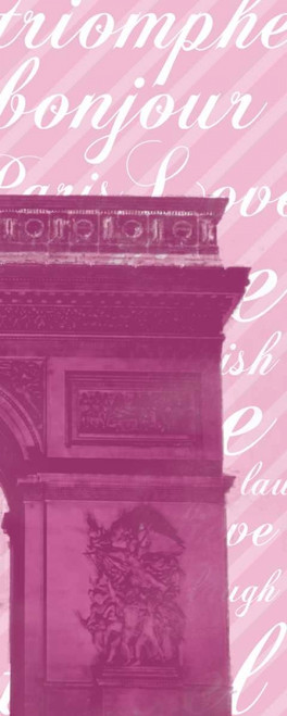 Pink Triomphe 3 Poster Print by Lauren Gibbons