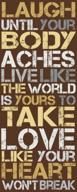 Laugh Poster Print by Lauren Gibbons - Item # VARPDXGLPL063B
