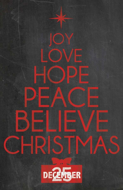 Christmas Type Poster Print by Lauren Gibbons - Item # VARPDXGLRC121A1