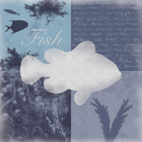 Beach Fish Poster Print by Lauren Gibbons - Item # VARPDXGLSQ016A