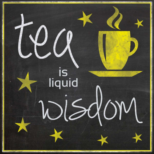 Yellow Tea Wisdom Poster Print by Lauren Gibbons - Item # VARPDXGLSQ041H