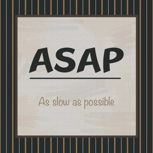ASAP Pin Stripe Poster Print by Lauren Gibbons - Item # VARPDXGLSQ050A