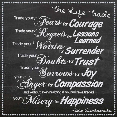 Life Trade White Boarder Poster Print by Lauren Gibbons - Item # VARPDXGLSQ052C1