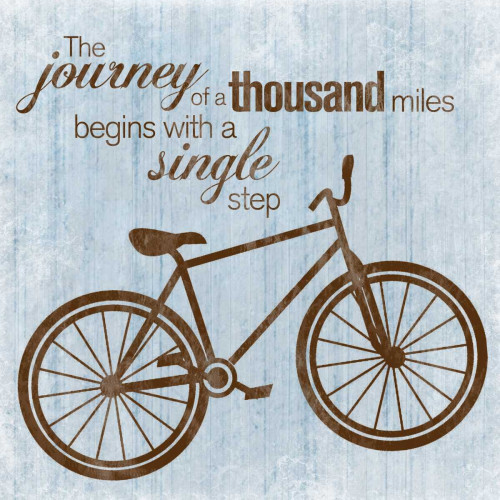 Journey Bike Poster Print by Lauren Gibbons - Item # VARPDXGLSQ165B