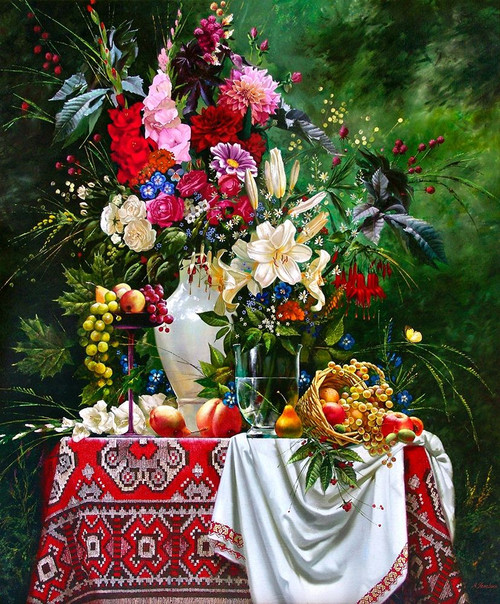 Bouquet Poster Print by Konstantin Golovin - Item # VARPDXGOLA12