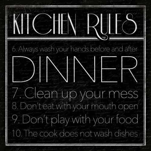 Kitchen Rules 2 Poster Print by Jace Grey - Item # VARPDXJG9SQ017B