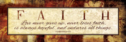 Never Loses Faith Poster Print by Jace Grey - Item # VARPDXJGPL296B