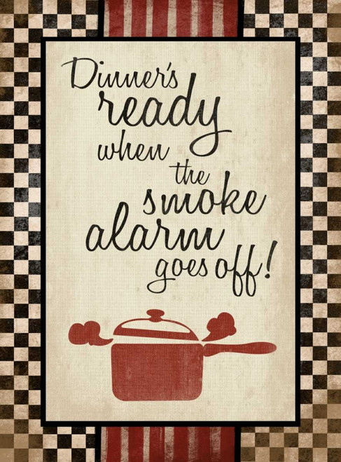 Kitchen Smoke Alarm Poster Print by Jace Grey - Item # VARPDXJGRC017A