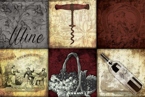 Wine Patch Poster Print by Jace Grey