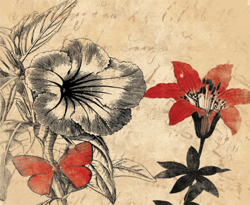 Wisdom Floral No  World Poster Print by Jace Grey