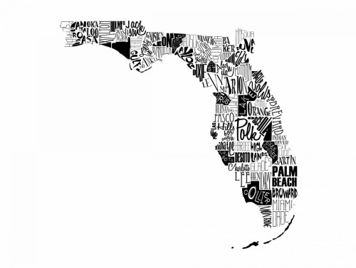 Florida Poster Print by Jace Grey - Item # VARPDXJGRC082B