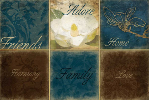 Blue Magnolia Inspirational Poster Print by Jace Grey - Item # VARPDXJGRC092A