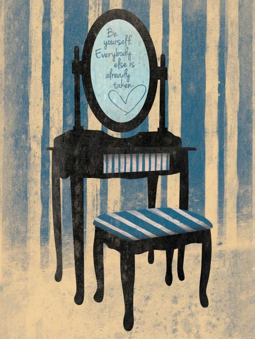 Be Yourself Blue Poster Print by Jace Grey - Item # VARPDXJGRC110A2 Be Yourself Blue Poster Print by Jace Grey - Item # VARPDXJGRC110A2