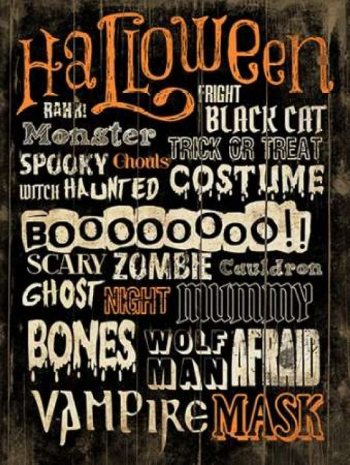 Halloween Boo Poster Print by Jace Grey - Item # VARPDXJGRC191A