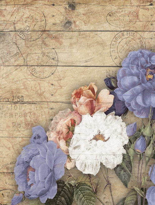 Purple  floral  vertical Poster Print by Jace Grey - Item # VARPDXJGRC197A2