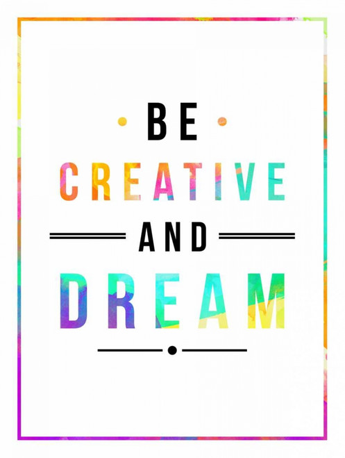 Be creative rainbow Poster Print by Jace Grey - Item # VARPDXJGRC243A2