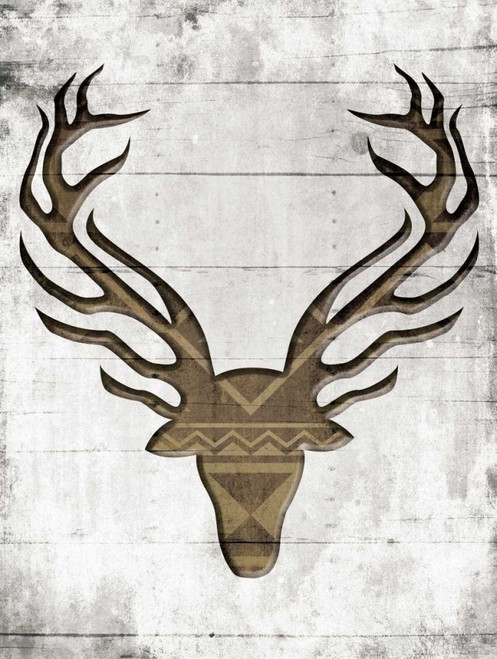 White Wood Dear Poster Print by Jace Grey - Item # VARPDXJGRC464A