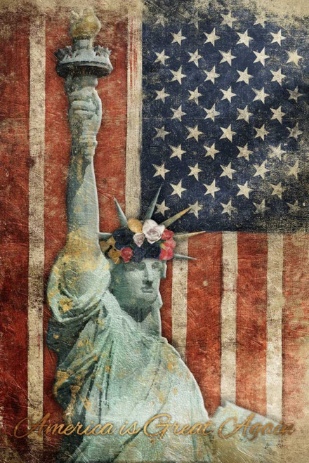 Statue Of America Is Great Again Poster Print by Jace Grey - Item # VARPDXJGRC561A2