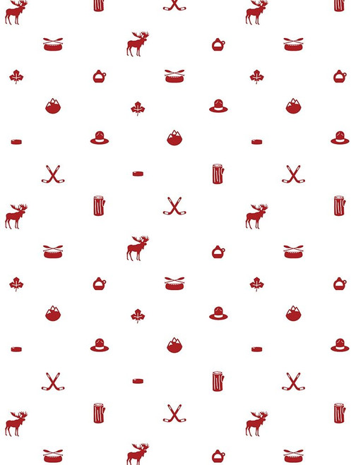 Canada Pattern Reverse Poster Print by Jace Grey - Item # VARPDXJGRC709B