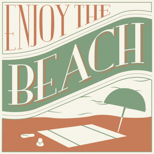 Enjoy the beach Poster Print by Jace Grey - Item # VARPDXJGSQ018A