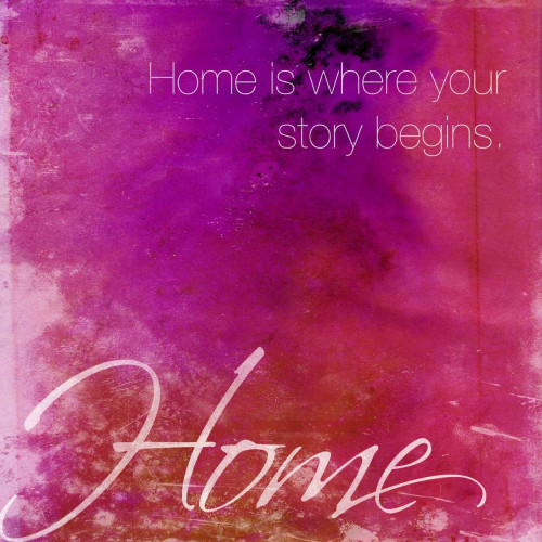 Watercolor Home Poster Print by Jace Grey - Item # VARPDXJGSQ031B2
