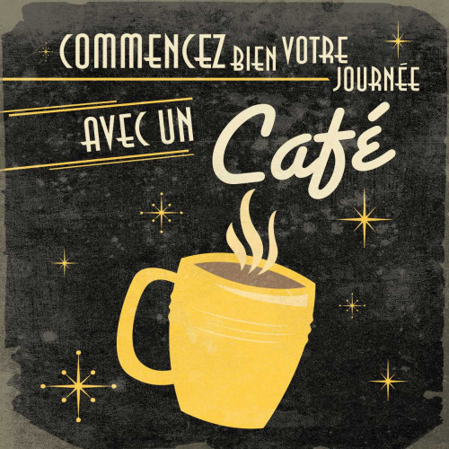 Coffee in French G2 Poster Print by Jace Grey - Item # VARPDXJGSQ034G2