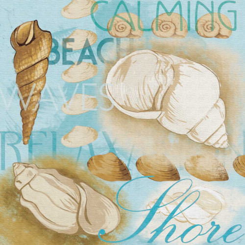 Collaged Shells Poster Print by Jace Grey - Item # VARPDXJGSQ163A