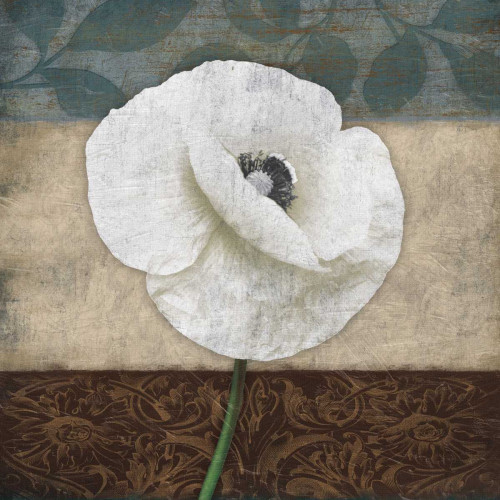 White Floral Poster Print by Jace Grey