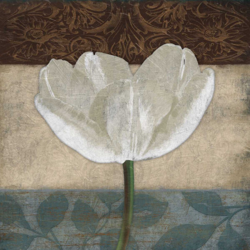 White Floral Mate Poster Print by Jace Grey