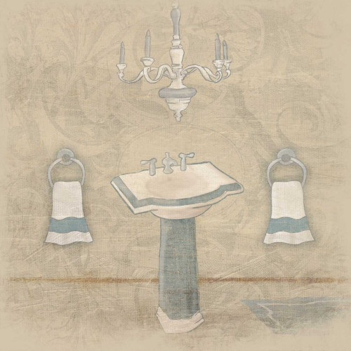 Blue Sink 2 Poster Print by Jace Grey