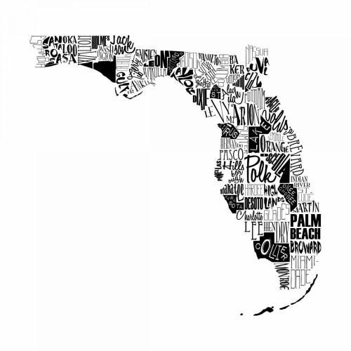 Florida Poster Print by Jace Grey - Item # VARPDXJGSQ363B