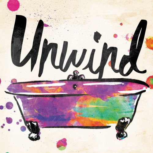 Unwind Colorful Bath Poster Print by Jace Grey - Item # VARPDXJGSQ565A2