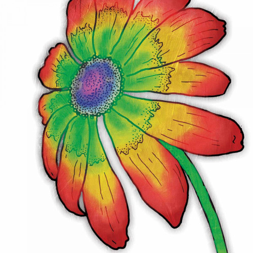 Bright Fun Time Flower Poster Print by Jace Grey - Item # VARPDXJGSQ612A2