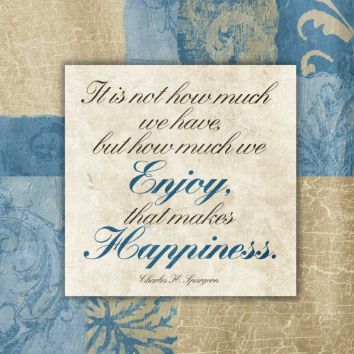 Enjoy Happiness Poster Print by Jace Grey - Item # VARPDXJGSQ679B