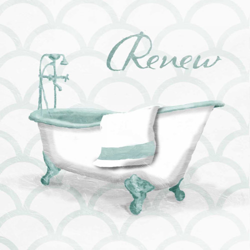 Dull Teal Renew Poster Print by Jace Grey - Item # VARPDXJGSQ721A